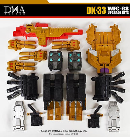 DNA Design DK-33 Upgrade Kit (Reissue) Plastic Model Accessory Set - View 4