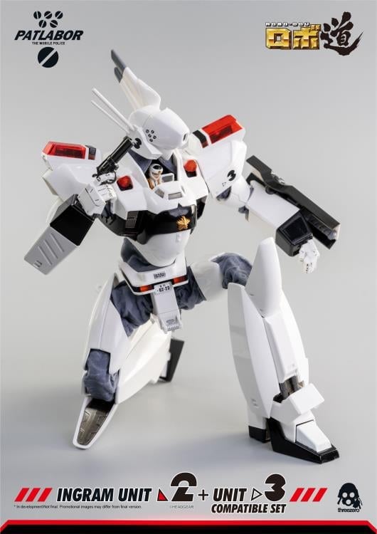 threezero Patlabor ROBO-DOU Ingram Unit 2 1/35 Scale Figure + Unit 3 Compatible Set - View 7