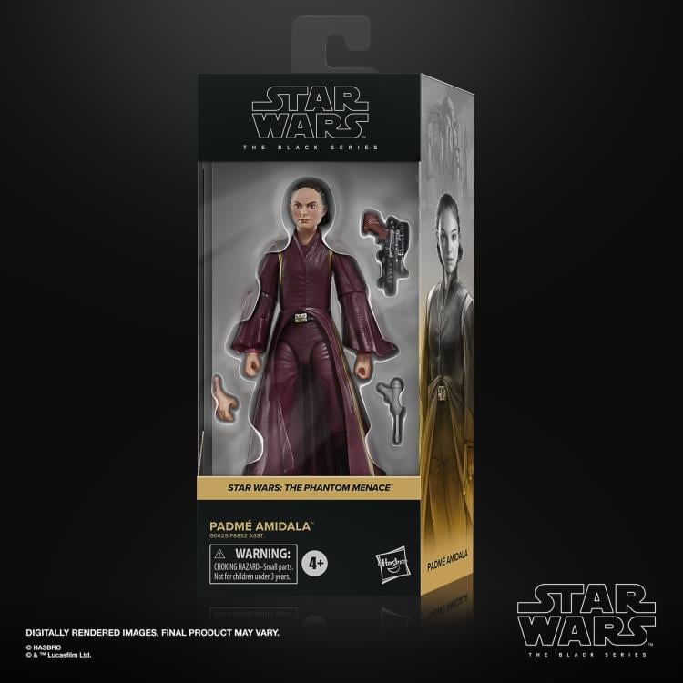 Hasbro Star Wars 25th Anniversary The Black Series 6-Inch Padme Amidala The Phantom Menace Action Figure - View 9