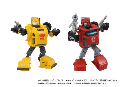 Takara Tomy Transformers Missing Link C-09 Cybertron Hero Set with Cliffjumper and Bumblebee - View 5