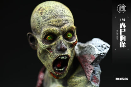MMMToys Zombie 1/6 Scale Resin Bust, 4-Inch Collectible Statue - View 7