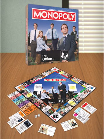 Hasbro Monopoly: The Office Property-Trading Board Game