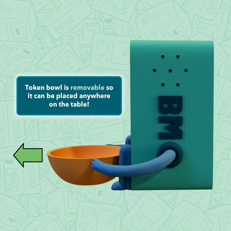 Cryptozoic Adventure Time Card Wars BMO Token Holder Collectible (6.5-Inch) - View 5