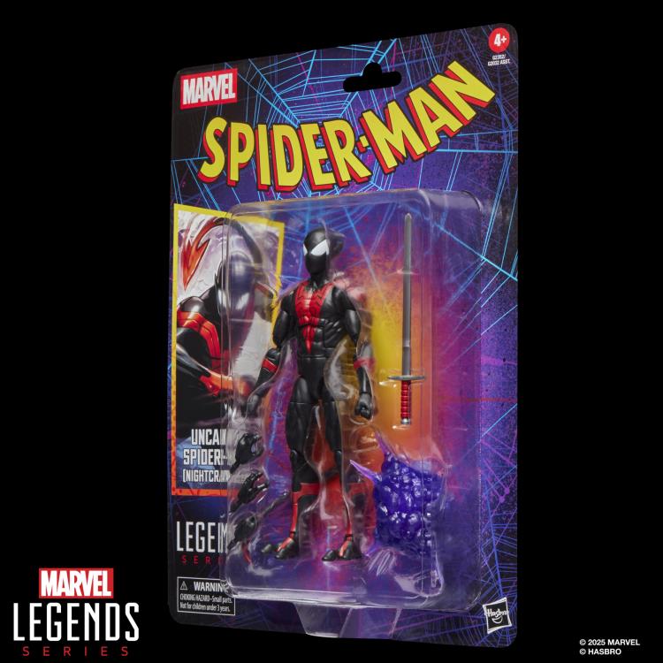 Hasbro Spider-Man Marvel Legends Retro Collection Spider-Man Nightcrawler Plastic Action Figure - View 12