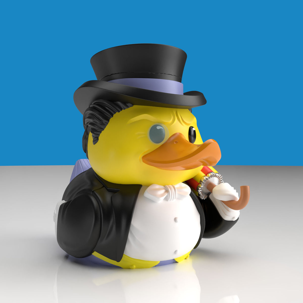 Numskull TUBBZ DC Comics Penguin Cosplaying Duck Figure (Boxed Edition) - View 3