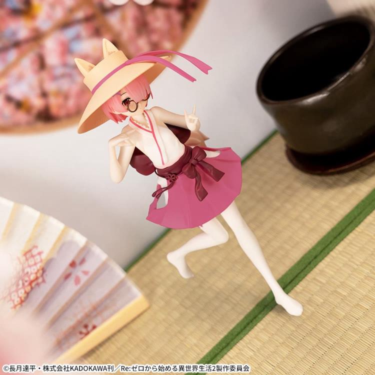Sega Re:Zero Starting Life in Another World Luminasta Ram (Kon Kon Fox) Plastic Figure - View 4