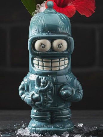 Beeline Creative Futurama Bender Geeki Tikis Ceramic Mug