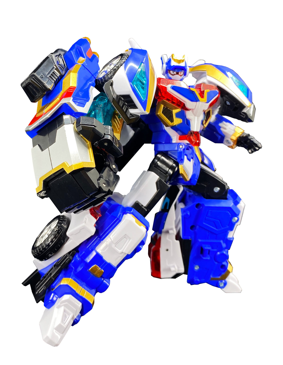 SAMG Metal Cardbot Blue Cop S Collectible Plastic Action Figure - View 3