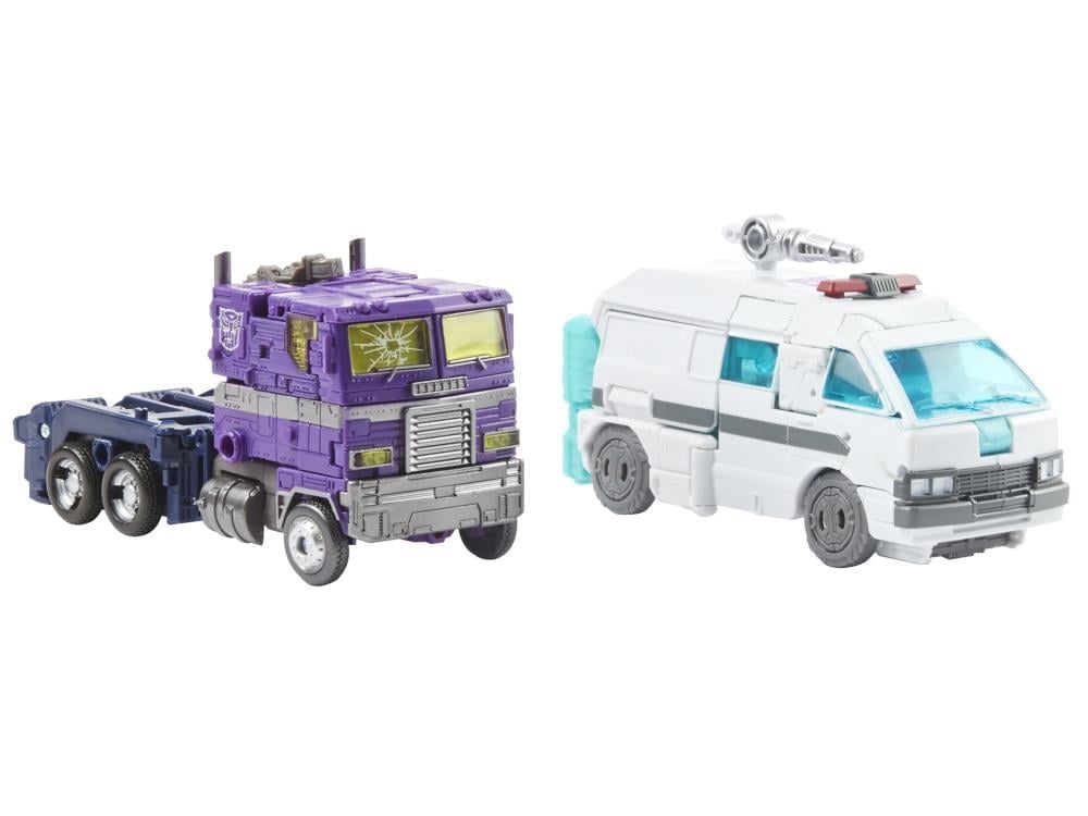 Hasbro Transformers Generations Selects Shattered Glass Optimus Prime and Ratchet Two-Pack - View 4