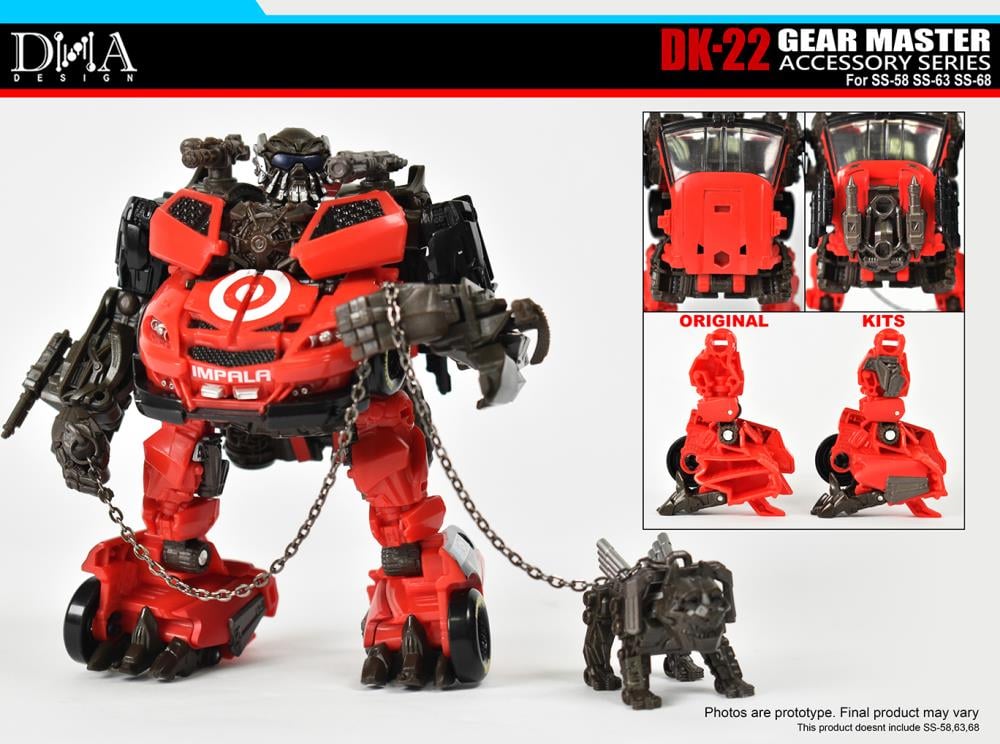 DNA Design DK-22 Gear Master Accessory Series Upgrade Kit Plastic Model Accessory Set - View 4