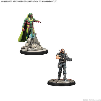 Atomic Mass Games Marvel: Crisis Protocol Avengers Brains & Brawn Character Pack Miniatures - View 4