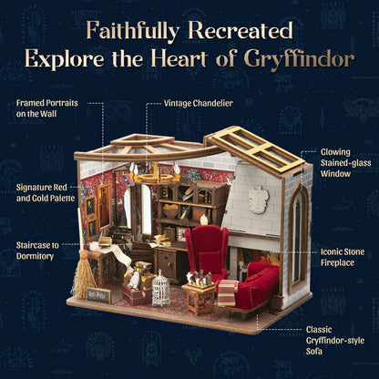 Puremind Harry Potter Gryffindor Common Room Wooden Craft Kit Set - View 5