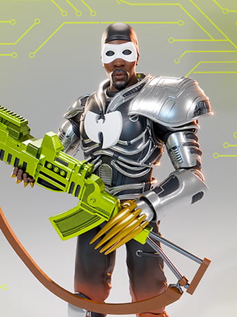 Super7 RZA ULTIMATES! Bobby Digital Action Figure, Plastic