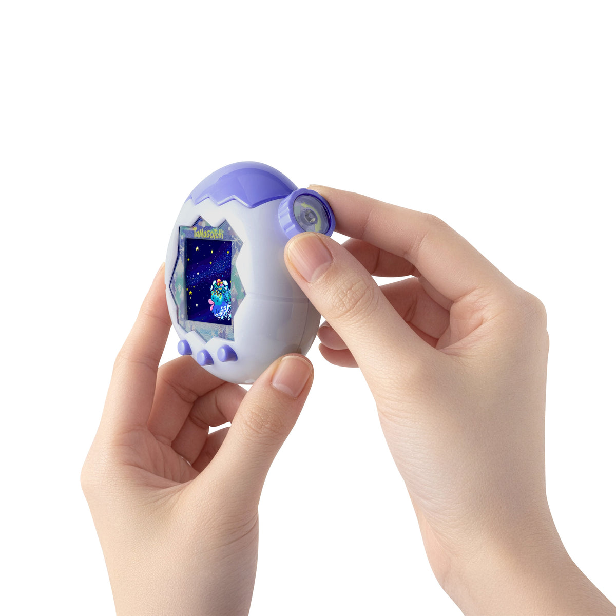 Bandai Tamagotchi Paradise (White Glacier) Plastic Virtual Pet, 3-Inch - View 7