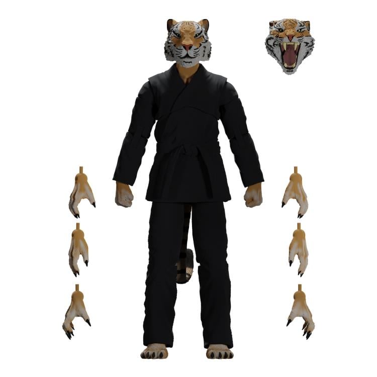 Icon Heroes Zoo Jitsu Fighters Tiago the Tiger Black Gi Action Figure - View 9