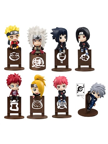 MegaHouse Naruto: Shippuden Ochatomo Have A Tea Break! Box of 8 Random Figures
