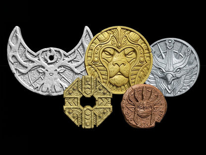 Four Horsemen Mythic Legions: The Roleplaying Game Coins of the Realm Metal Coin Set - View 2