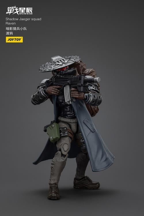 JoyToy Battle for the Stars Shadow Jaeger Squad Raven 1/18 Scale Plastic Action Figure - View 8