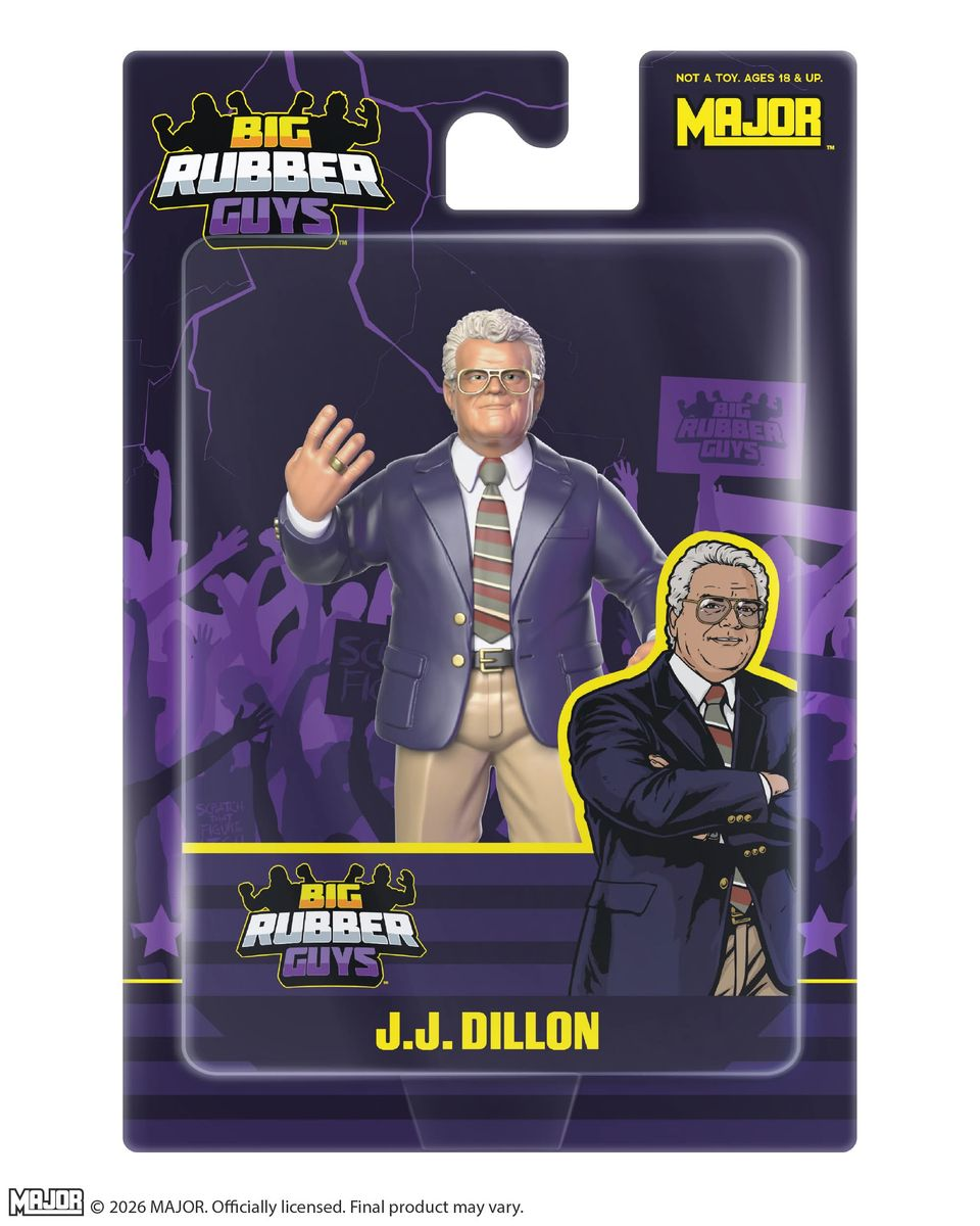 Major Big Rubber Guys J. J. Dillon 8-Inch Wrestling Figure - View 3