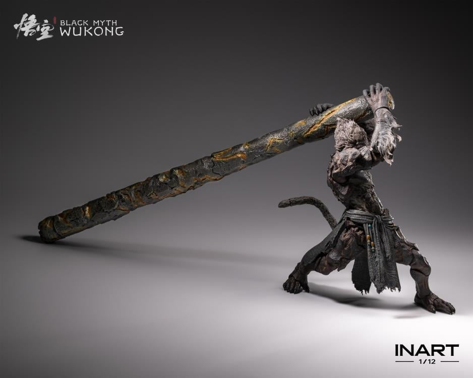 InArt Queen Studios Black Myth: Wukong Stone Monkey 1/12 Scale Action Figure - View 11