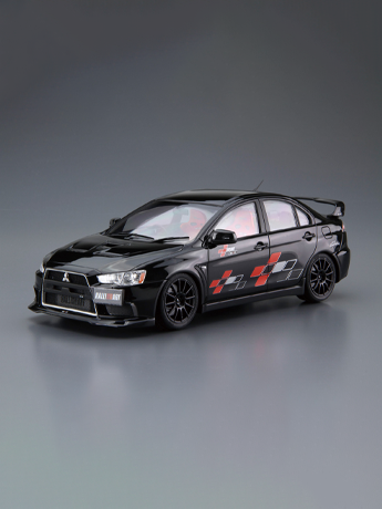 Aoshima Tuned Car #52 Mitsubishi Ralliart CZ4A Lancer Evolution X '07 1/24 Scale Plastic Model Kit