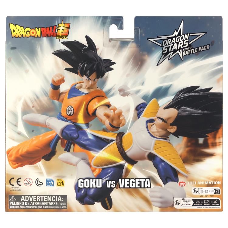 Bandai Dragon Ball Z Dragon Stars Vegeta vs. Goku Action Figure Battle Pack - View 20