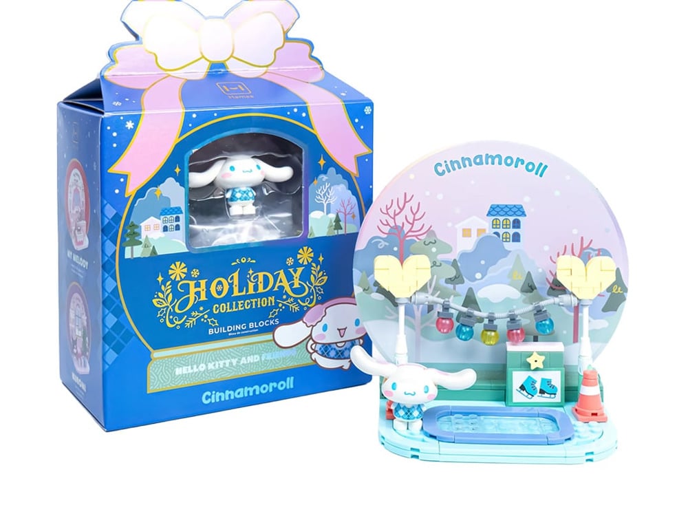 Hamee Sanrio Hello Kitty and Friends Holiday Collection Cinnamoroll Building Block Set - View 2