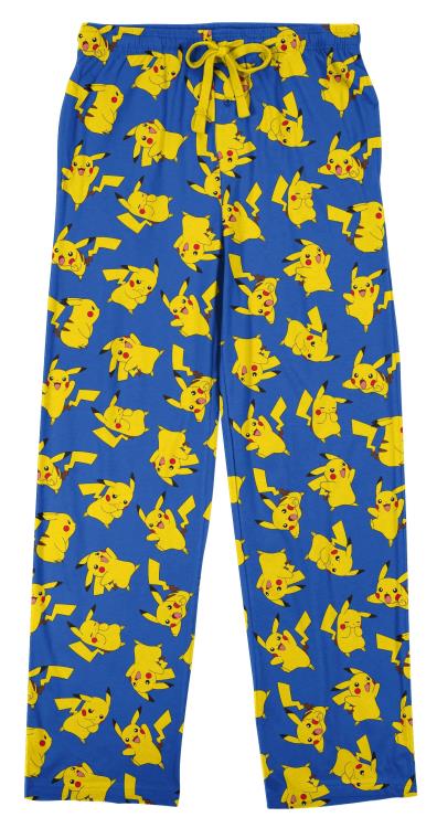 Bioworld Pokemon Pikachu Men's Sleep Pants in Polyester - View 3