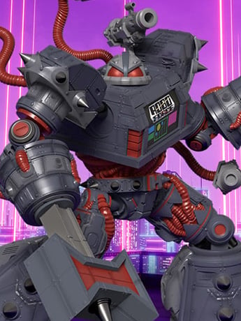 The Nacelle Company RoboForce Hun-Dred The Conqueror Action Figure, 9-Inch