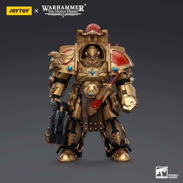 JoyToy Warhammer The Horus Heresy Legio Custodes Aquilon Terminator Squad Aquilon with Twin-Linked Adrathic Destructor 1/18 Scale Action Figure - View 4
