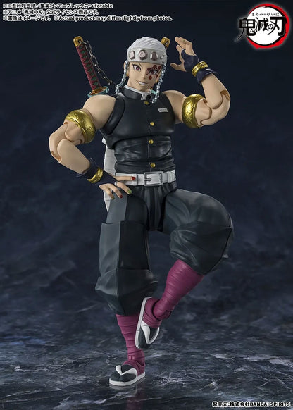 Bandai Demon Slayer: Kimetsu no Yaiba S.H.Figuarts Tengen Uzui 6.5-Inch Action Figure - View 8