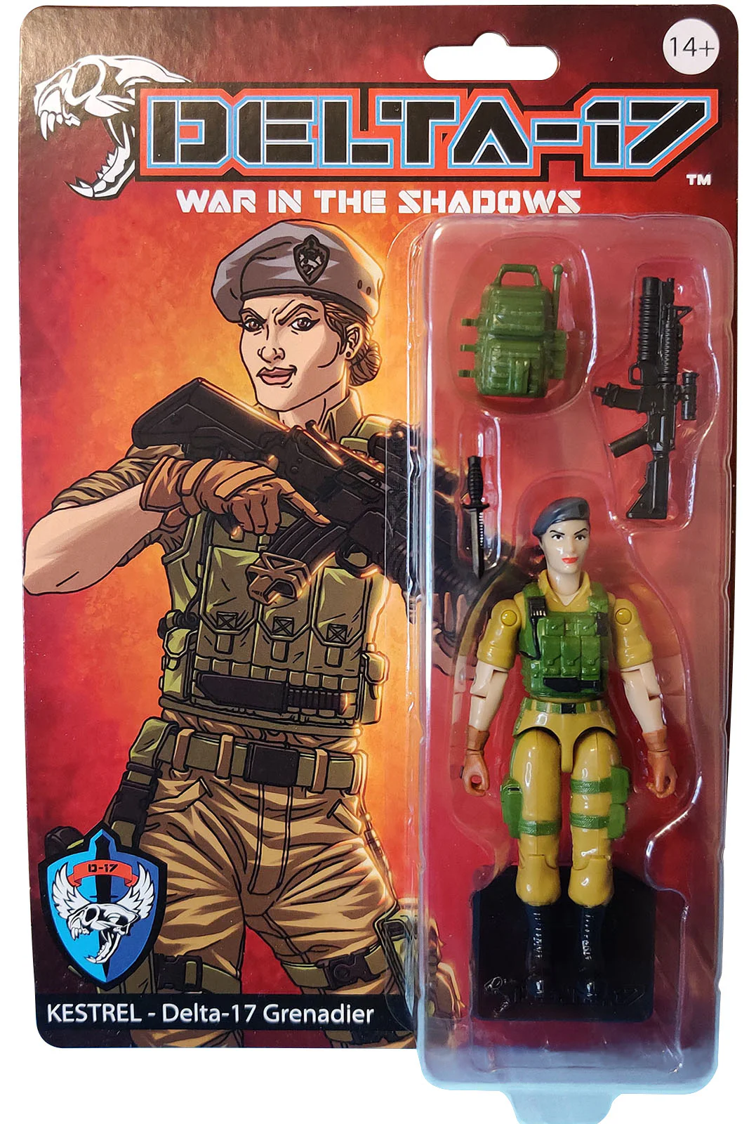 5by5 Toys Delta-17: War in the Shadows Kestrel Action Figure - View 10