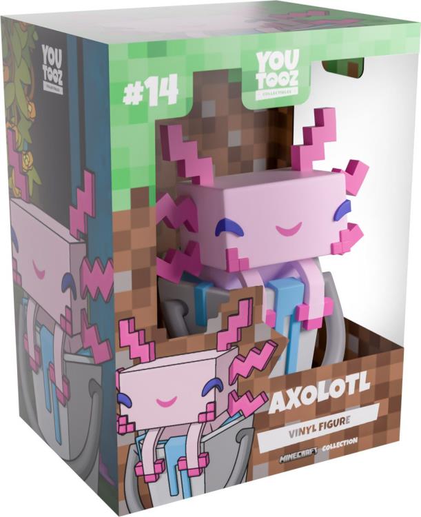 YouTooz Minecraft Axolotl 4-Inch Collectible Vinyl Figure - View 6