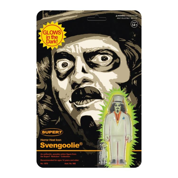 Super7 Svengoolie ReAction Svengoolie (Monster Glow) Plastic Action Figure - View 8