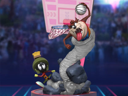 Beast Kingdom Space Jam: A New Legacy D-Stage DS-070 Tasmanian Devil and Marvin the Martian Statue - View 2