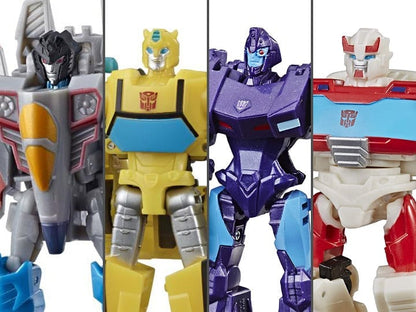 Hasbro Transformers: Bumblebee Cyberverse Adventures Scout Wave 3 Set of 4 Plastic Figures - View 2