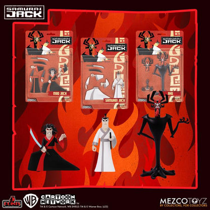 Mezco Toyz Samurai Jack 5 Points Deluxe Mad Jack Action Figure - View 7