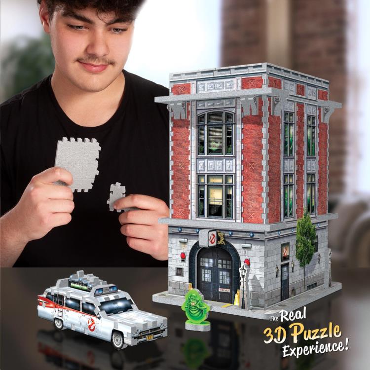 Wrebbit Ghostbusters Firehouse Headquarters 500-Piece 3D Puzzle - View 8