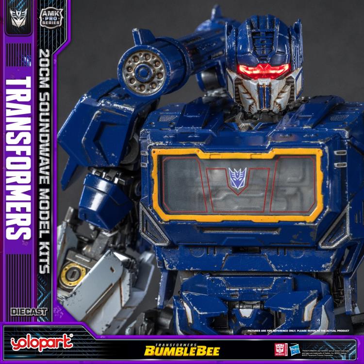 Yolopark Transformers: Bumblebee AMK Pro Soundwave 7.9-Inch Model Kit with Ravage - View 16