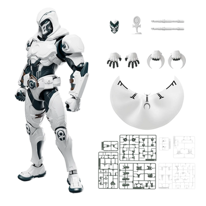 Blokees Marvel Rivals Champion Class CC10 Moon Knight Model Kit, 6-Inch - View 8