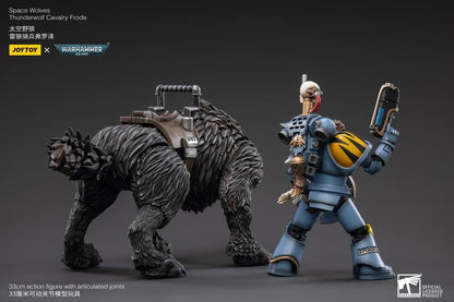 JoyToy Warhammer 40K Space Wolves Thunderwolf Cavalry Frode 1/18 Scale Figure - View 4