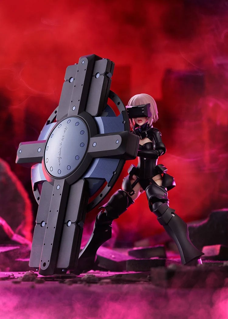 Max Factory Fate/Grand Order Plamatea Shielder/Mash Kyrielight (Ortinax) 6.5-Inch Plastic Model Kit - View 4