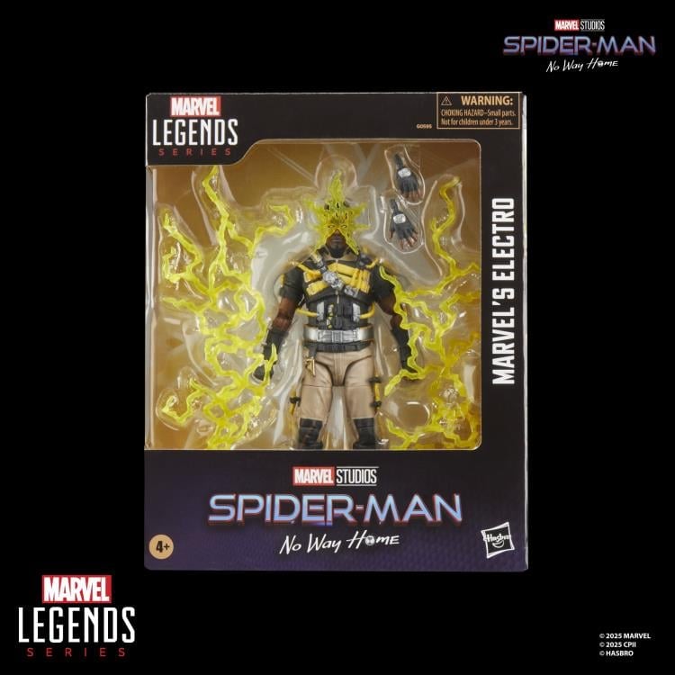 Hasbro Spider-Man: No Way Home Marvel Legends Electro Deluxe Plastic Action Figure - View 10