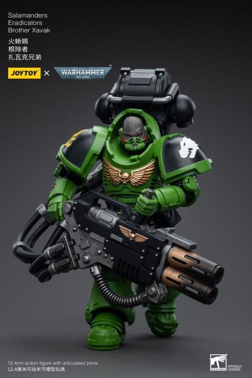 JoyToy Warhammer 40K Salamanders Eradicators Brother Xavak 1/18 Scale Action Figure - View 6