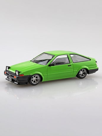 Aoshima Snap Kit No.11CU-GN Toyota Sprinter Trueno Custom (Green) 1/32 Scale Model Kit