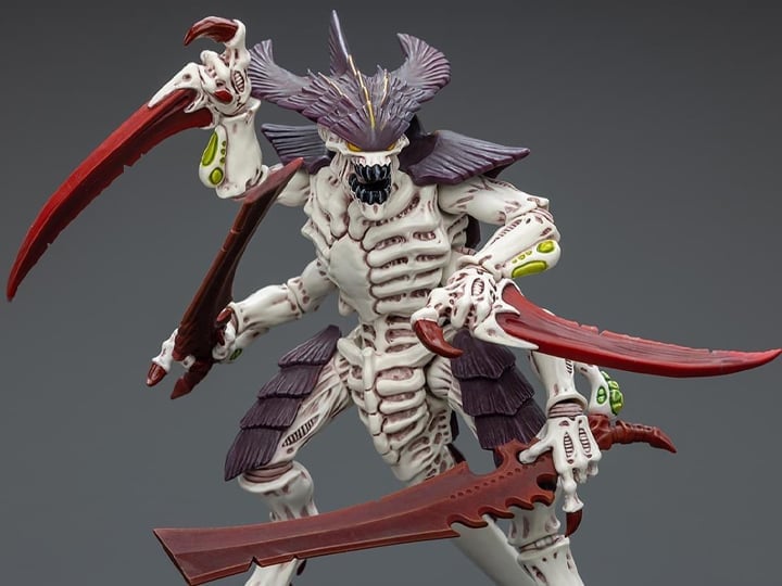 JoyToy Warhammer 40K Tyranids Hive Fleet Leviathan Tyranid Warrior with Bonesword 1/18 Scale Action Figure - View 2