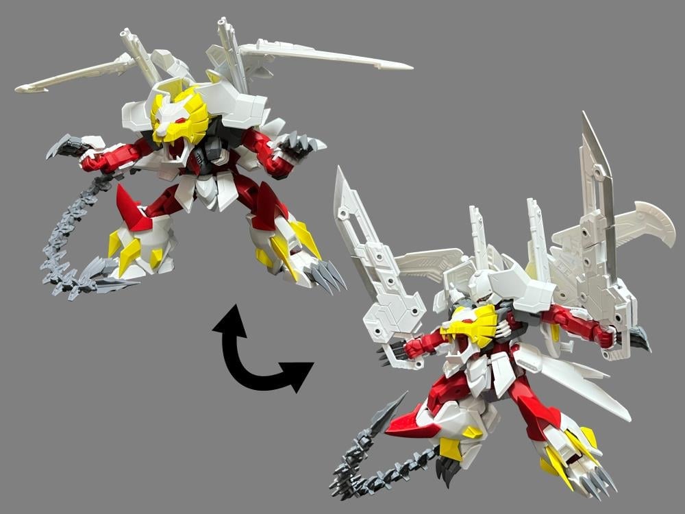 Plum PLA-ACT 19 Genjuu DX Plastic Model Kit, 5.51-Inch - View 10