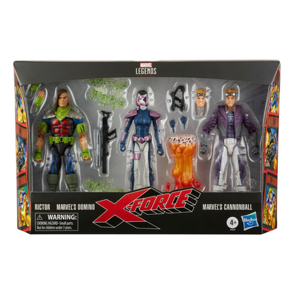 Hasbro Marvel Legends X-Force Domino, Rictor and Cannonball Action Figure Multipack - View 19