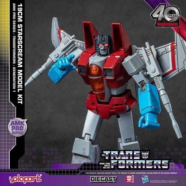 Yolopark Transformers AMK Pro Starscream 7.5-Inch Plastic Model Kit - View 17