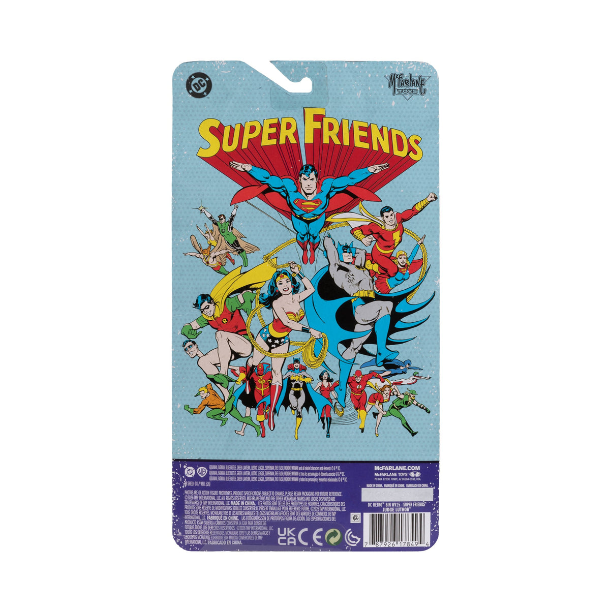 McFarlane Toys Super Friends DC Retro Judge Luthor Plastic Action Figure - View 14